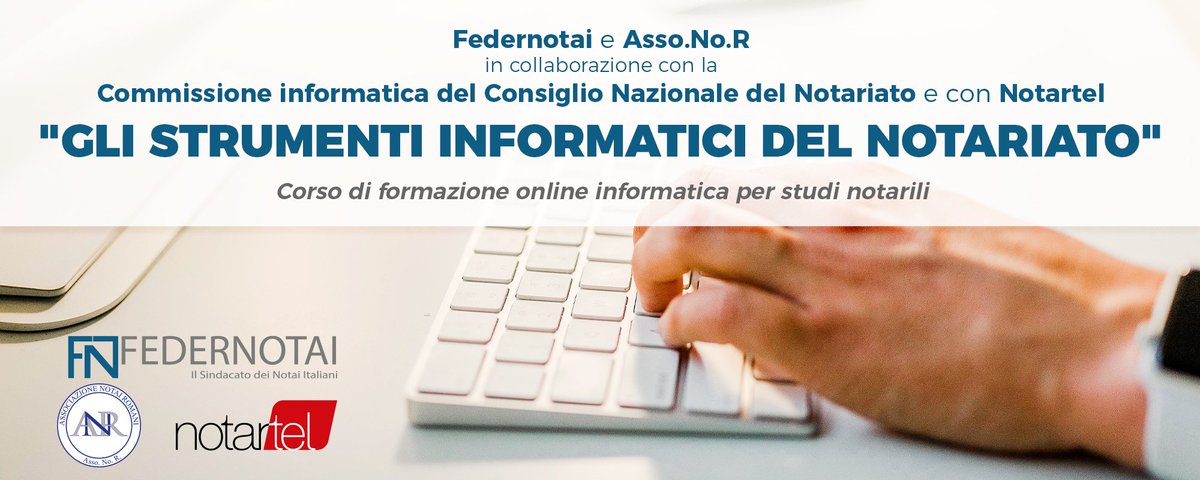 Federnotai1's tweet photo. Prende il via domani la 2ª parte del seminario sulla 𝗽𝗶𝗮𝘁𝘁𝗮𝗳𝗼𝗿𝗺𝗮 𝗱𝗲𝗹 𝗡𝗼𝘁𝗮𝗿𝗶𝗮𝘁𝗼, del corso di #Federnotai “𝗚𝗟𝗜 𝗦𝗧𝗥𝗨𝗠𝗘𝗡𝗧𝗜 𝗜𝗡𝗙𝗢𝗥𝗠𝗔𝗧𝗜𝗖𝗜 𝗗𝗘𝗟 𝗡𝗢𝗧𝗔𝗥𝗜𝗔𝗧𝗢”
#Assonor
#Notartel 
#Commissione_informatica #CNN.
https://t.co/X40iLKpJ94 https://t.co/3sTcmV7hXy