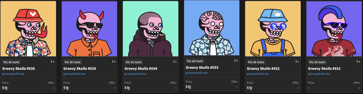 GroovySkulls's tweet photo. Minted, GO AND GRAB YOUR FAVORITE!🔥

https://t.co/QFExUaNleT

#NFTartists #NFTCommunity #NFTLAUNCH #nftcollectors https://t.co/jCX4psf8Q6