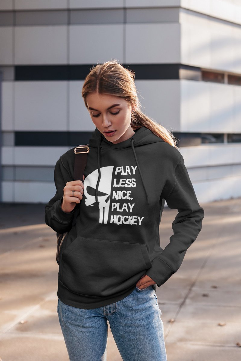 hockeymomstore's tweet photo. FEATURED: Play Less Nice. Play Hockey πͺπβ οΈ #HockeyLife #HockeyHoodie #PlayLessNice https://t.co/EDWv3WOeWZ