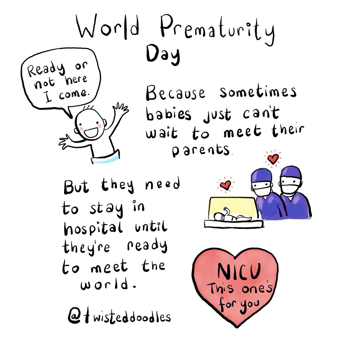 twisteddoodles's tweet photo. Today is #WorldPrematurityDay https://t.co/47pyOvutip