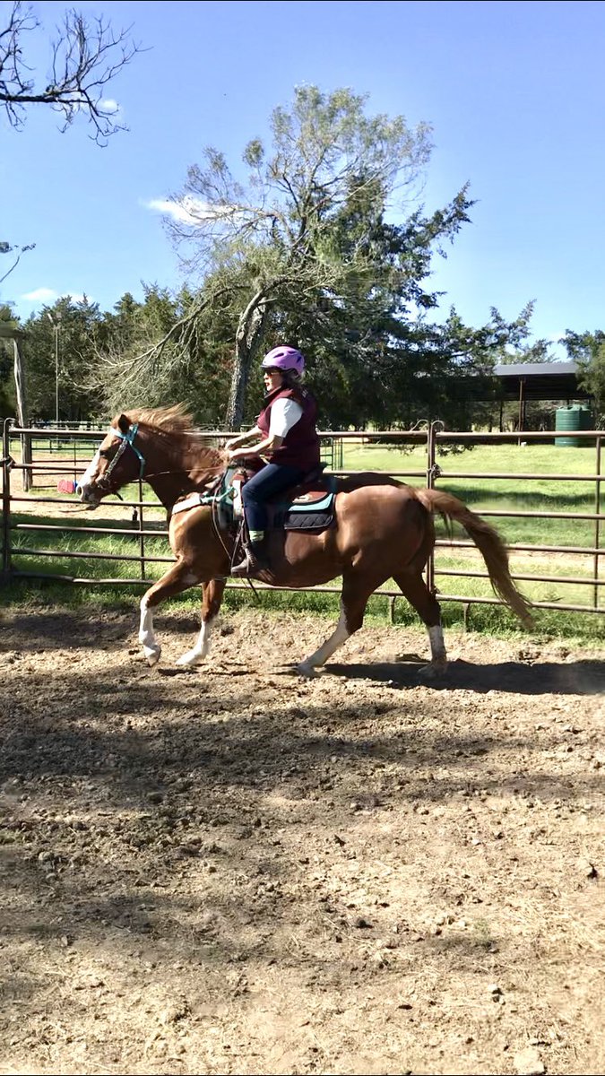 SissyCamacho's tweet photo. Retired life!!Great day for a ride! #cowgirl https://t.co/uqHw3FDk17
