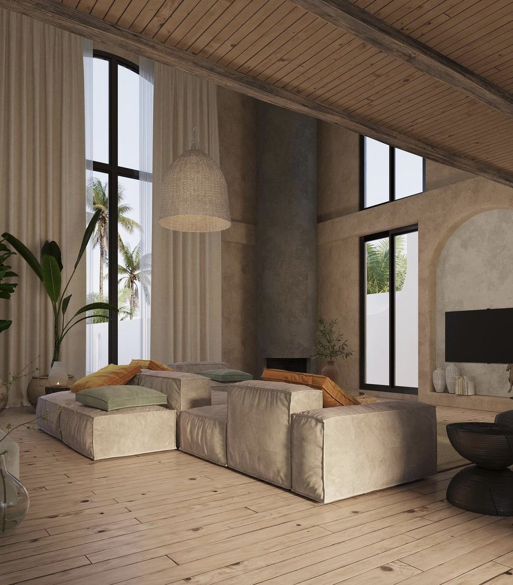 NATALIALABEL's tweet photo. The high ceilings, plants, organic colour &amp; materials. Heaven. https://t.co/nQnGSqIEEB
