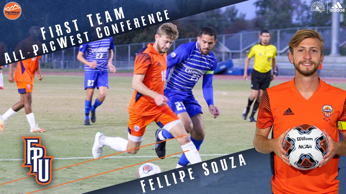 fpusunbirds's tweet photo. 🏆 | The PacWest Conference announced its year-end men's soccer awards on Wednesday, as Fresno Pacific's Fellipe Souza earned a First Team All-PacWest nod in his final season with the team.

More | https://t.co/yOzyG8Mw6i

#TeamFPU | #BackTheBirds https://t.co/ItpZp8Ir7W