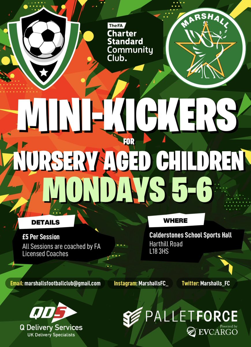 Children in Nursery - Mini Kickers