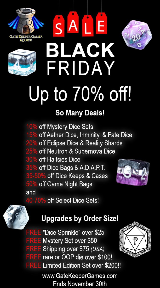 Gate Keeper Games & Dice! tweet media