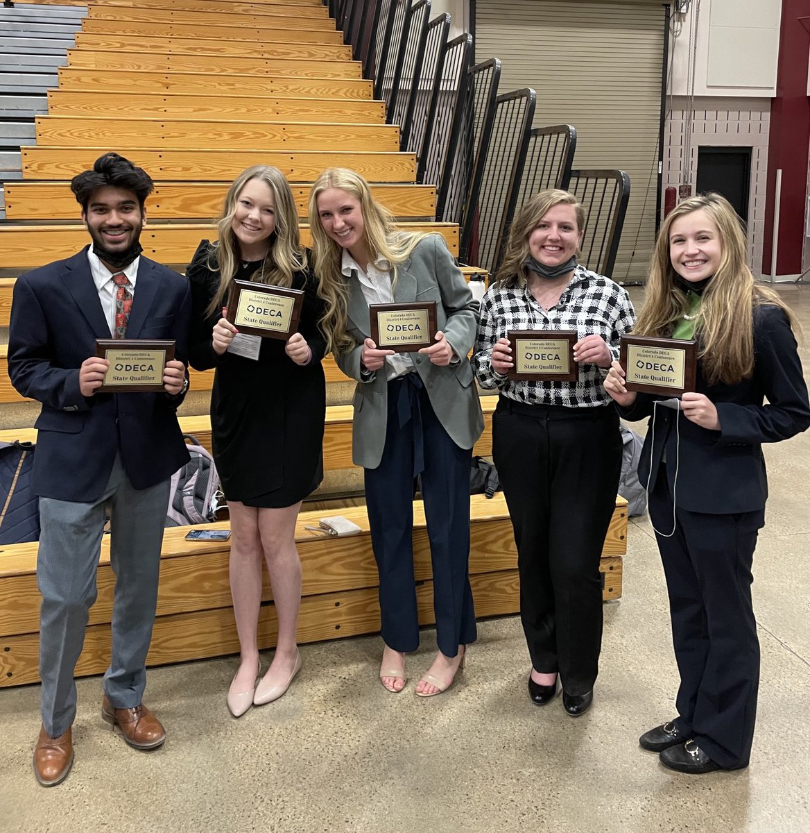 cvhsEvents's tweet photo. Look who qualified for State today at the DECA district competition.  These business and marketing students will be at the Broadmoor Hotel in February!  Go Sabercats! https://t.co/FMeCmIRD29