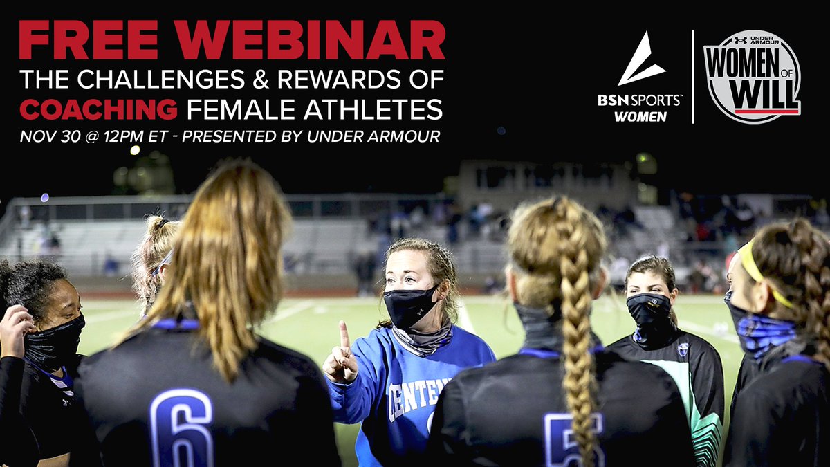 Join BSN SPORTS  and <a href="/UnderArmour/">Under Armour</a> on 11/30 for a FREE webinar with <a href="/drborlabi/">Wendy Borlabi</a>  Director of Performance &amp; Mental Health for the Chicago Bulls. She'll be dishing out mental wellness tips and sharing best practices for coaching female athletes. 

Sign up at bit.ly/WoWDrWendy