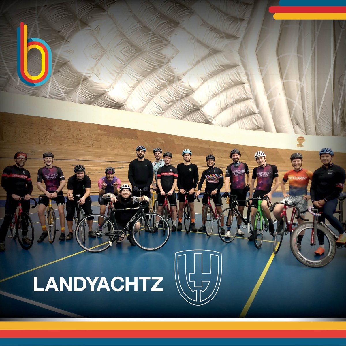 Landyachtz Factory staff stopped working on their FRESH PRODUCE for an afternoon to check out a different type of board. The one+only 200m, 47.5 degree banked BVC. This isn't your grandma's team building exercise! Step out, learn something new+get your team excited again.