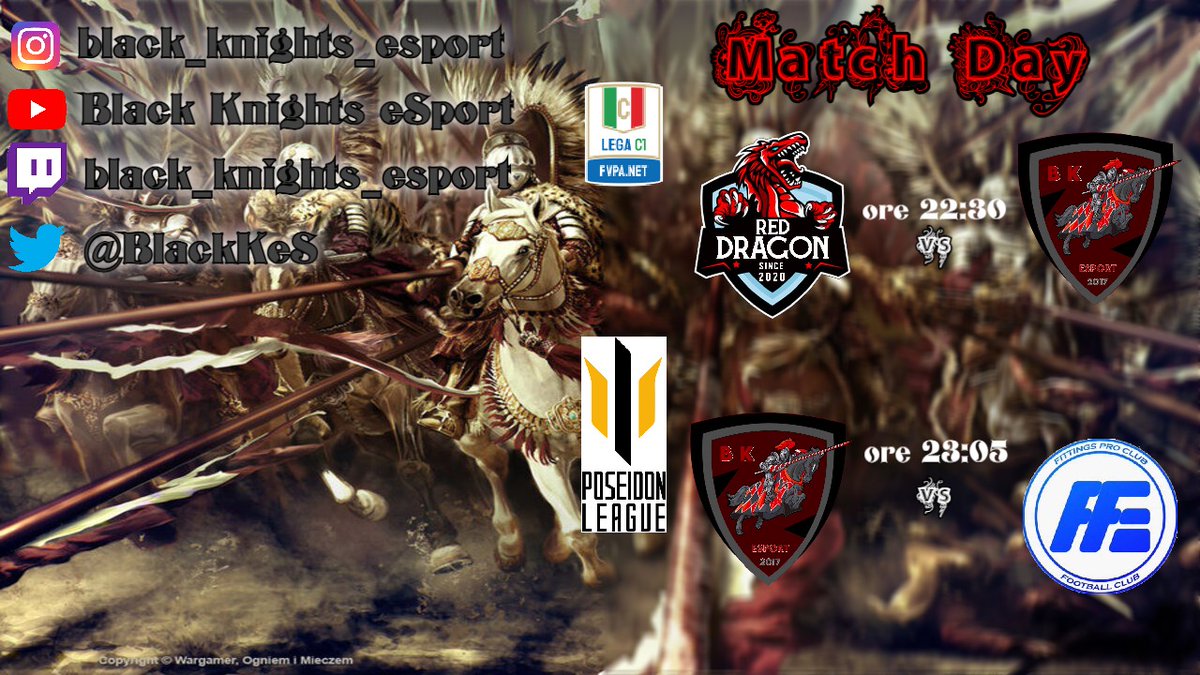 BlackKeS's tweet photo. 🥅|MATCH DAY

🏆| @FVPA_net
🗓| #11
⌚️| 22:30
🆚| #acreddragon

🖥| Live: https://t.co/axPM3zPo5A

@OffSideOfficiaI @ProClubsAgency @S6_trialhouse @ILOVEPROCLUB1 @NewsProclub @ProClubsRTweets @Tutto_ProClub @BocaRetwitt
#forzaBKES💪 https://t.co/VePYc0b4uL