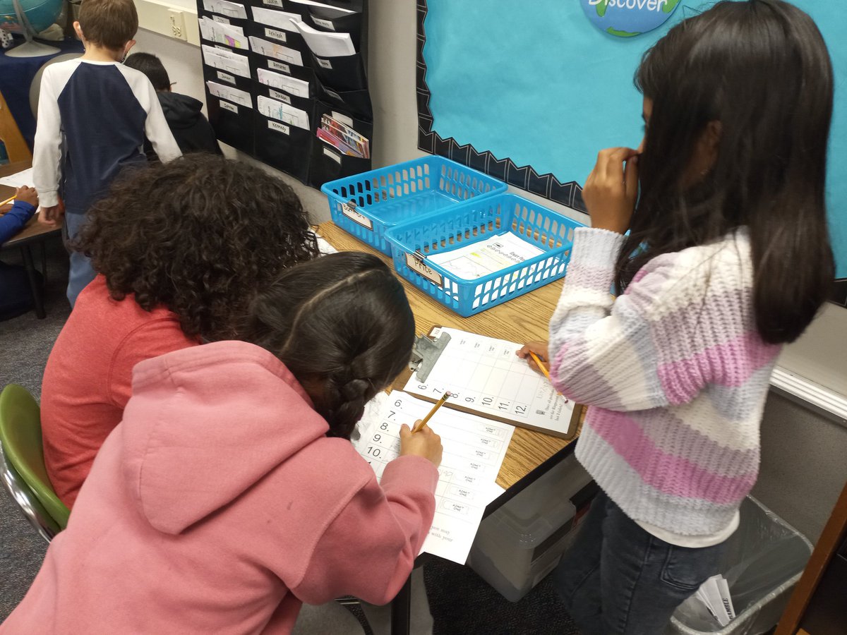 BarnhartPrice4's tweet photo. We had so much fun at the "circus" today! Students worked hard to solve multidigit multiplication problems to earn tickets to play a few carnival games. @WeatherstoneES #fourthgrade https://t.co/B3gVowjYhN