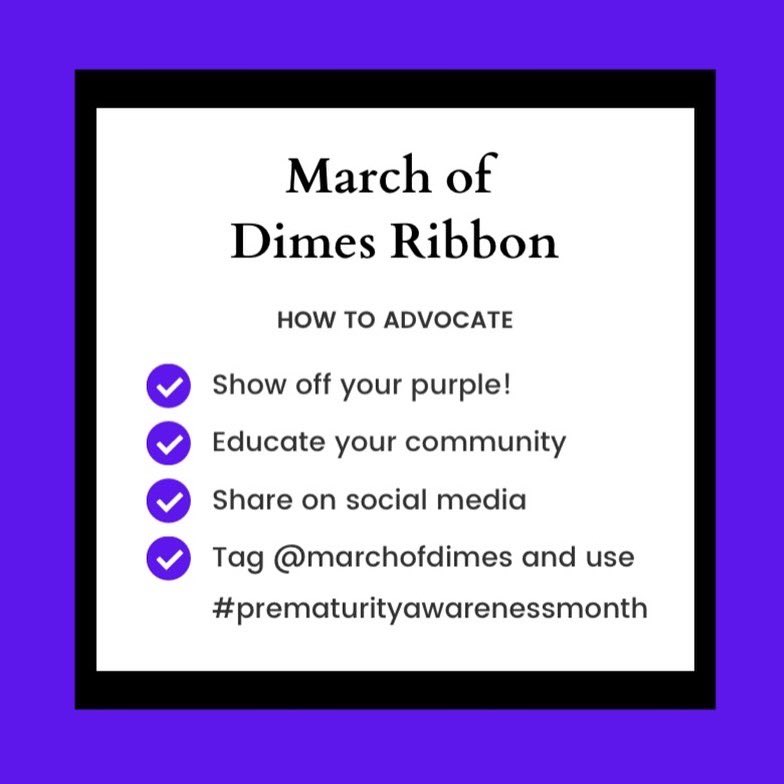 March Of Dimes Ribbon