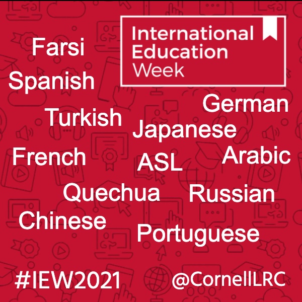 CornellLRC's tweet photo. Show your love for languages and join our #ConversationHours during #IEW2021 and every week!

https://t.co/DSyd8cPWrQ https://t.co/z6vyFNtqsS