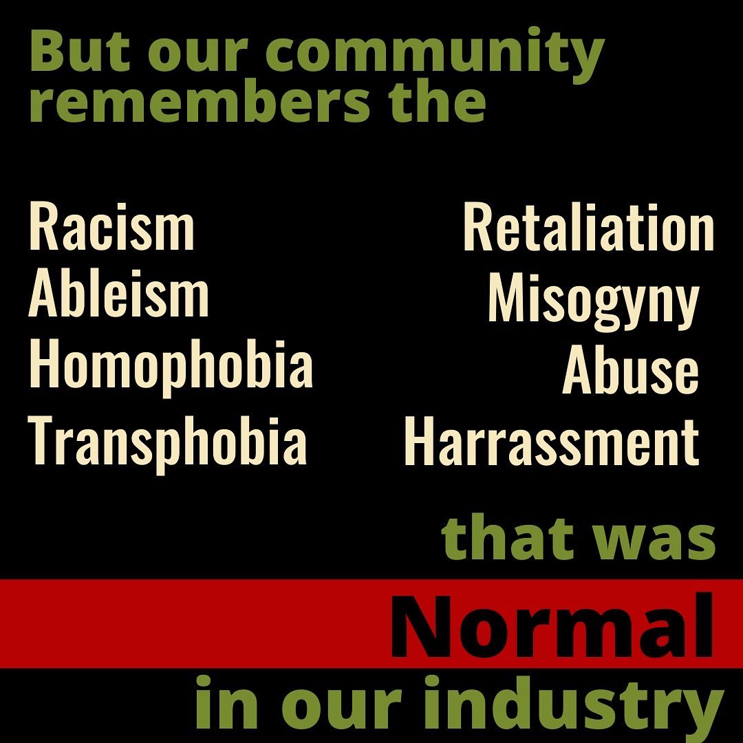 blklst_la's tweet photo. It’s up to us to de-normalize the abuse and discrimination that is ingrained in the fabric of our industry. 
———
#blklst #latheatrestandards #laarts #latheatre #laactors #bipocactors #diversity #inclusion #blacktheatre https://t.co/vXTtObPBRC
