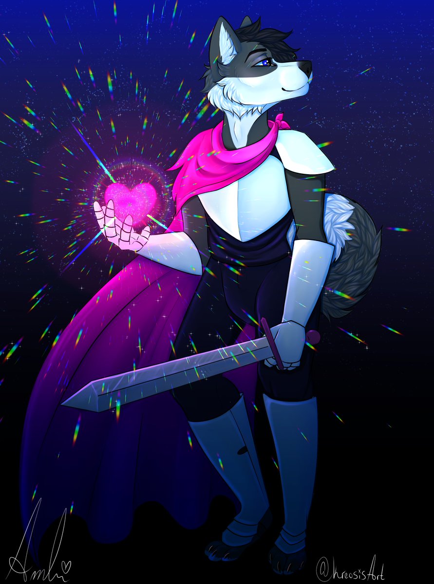 Once upon a time, a LEGEND was whispered among shadows.
It was a LEGEND of HOPE. 
It was a LEGEND of LIGHT. 
This is the legend of DELTA RUNE

Kris commission for @NickAthos