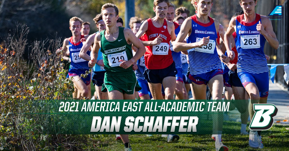 BinghamtonXCTF's tweet photo. Congrats to our three @AmericaEast All-Academic selections! https://t.co/GvrUAnkcRr #BingPride #AEXC https://t.co/Ar2PXZEw4U