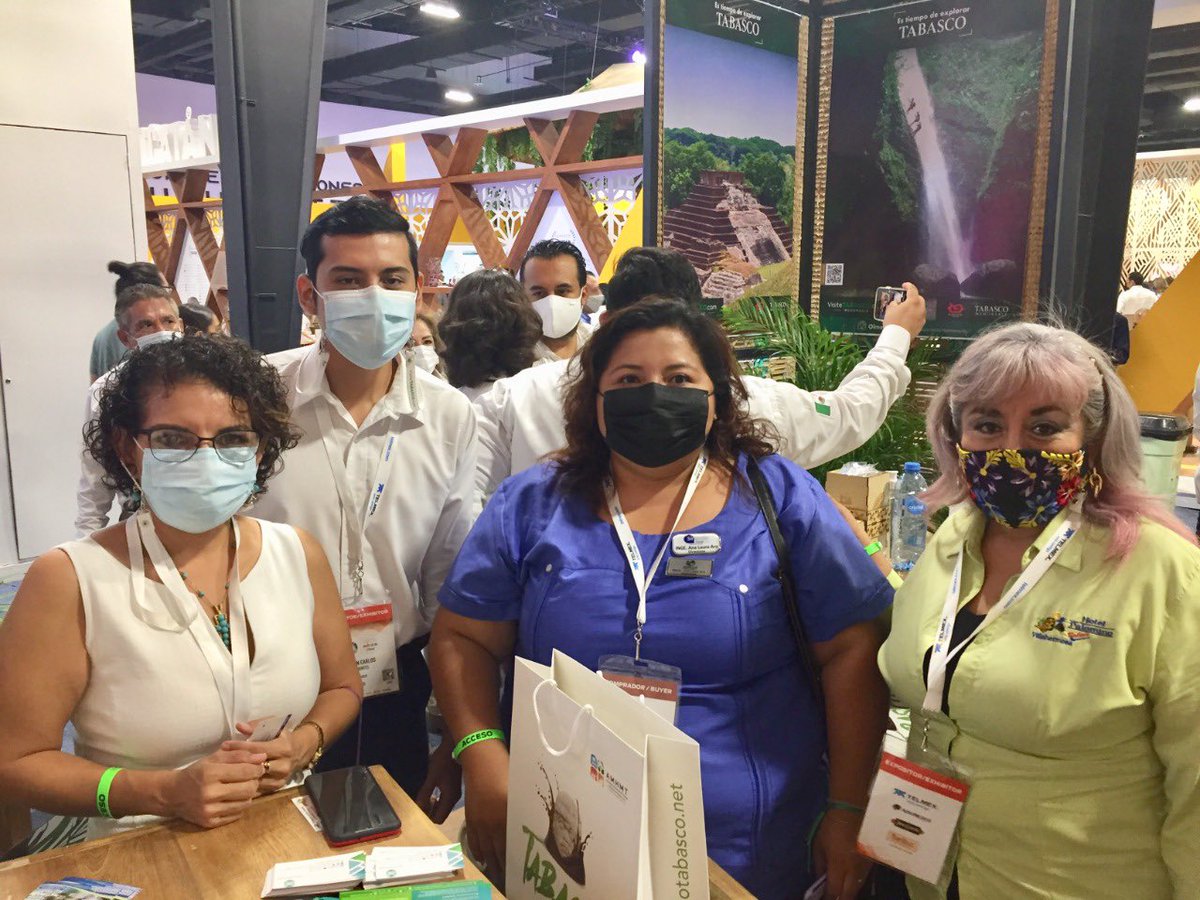 AMHMT's tweet photo. La @AMHMT y #HotelesTabasco presente en Stand del #DestinoTabasco #D’Raúl #Colón #ElEdén #OlmecaPlaza #UrbanExpress #HolidayInnVillahermosaAeropuerto #PalominoPalace #AzulEsmeralda #SanJosé #HamptonInnByHiltonVillahermosa #CasaBlanca #TabascoInn
#MundoMaya #DestinoTabasco https://t.co/hDXGTDqytf