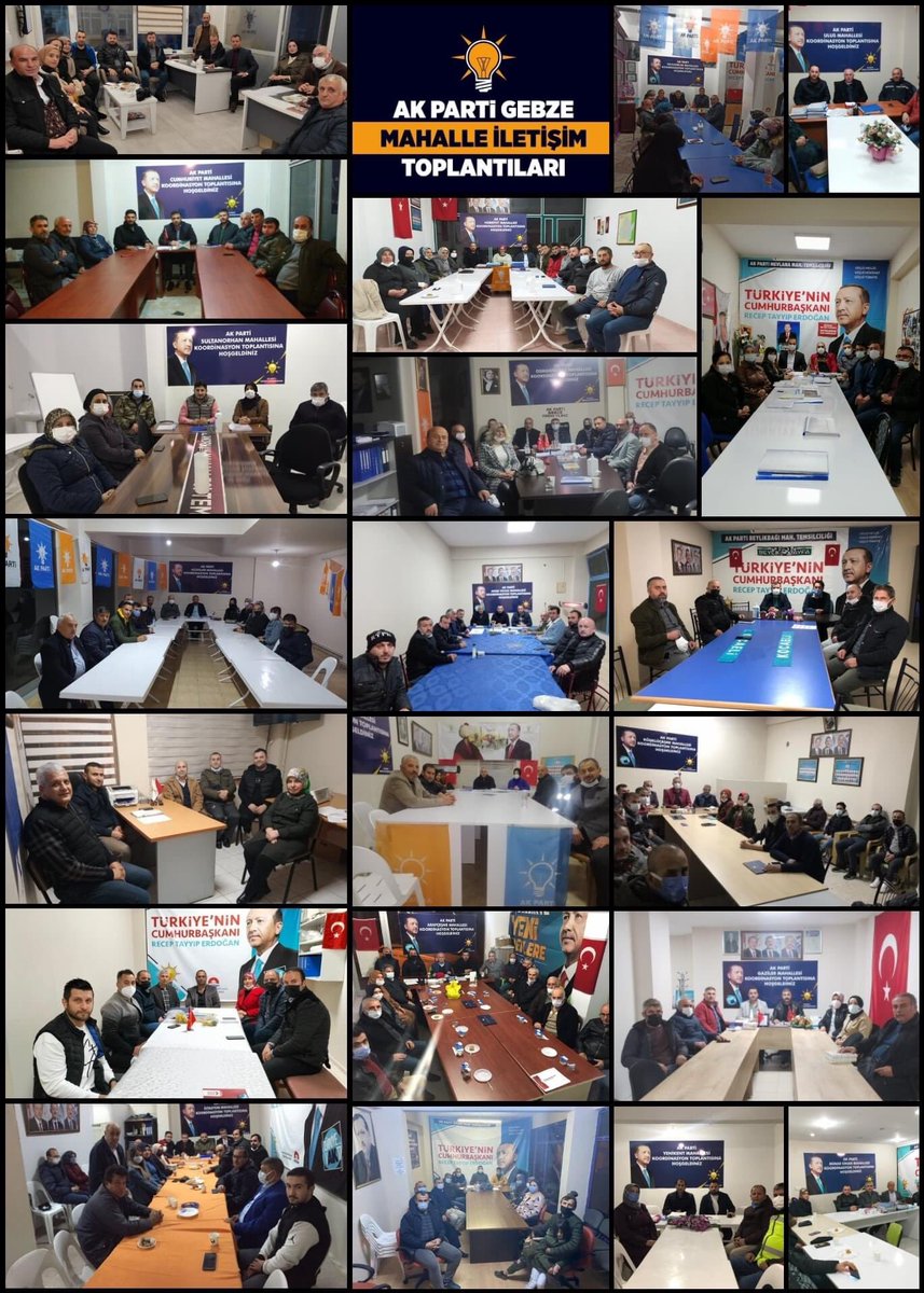 Haftalık Olağan İletişim Toplantılarını eksiksiz yapan Mahalle Başkan ve yönetimlerini İletişimci İlçe Yöneticilerimiz ve Meclis Üyelerimizi tebrik ediyorum. 
Toplantılarımız Hayırlara Vesile Olsun. 

#Hedef2023
#AkPartiGebze  #İnandığınYoldaYürü