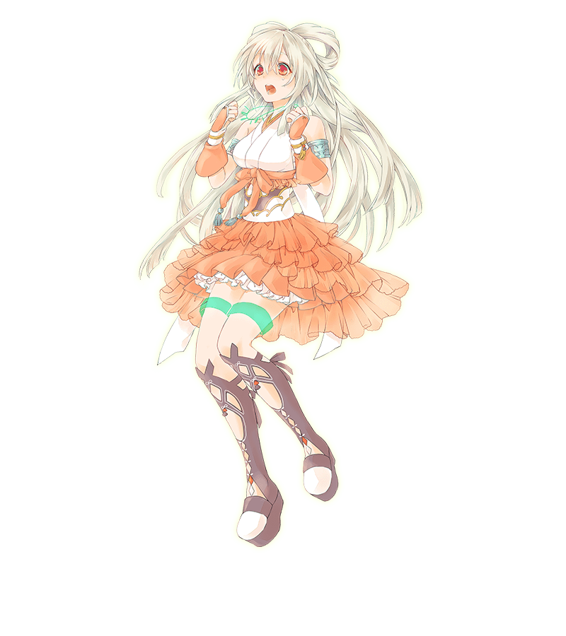 カズキ ゆるさん作 秋色ももちゃ 魔法少女大戦tactics夏イベントではイベントホーム画面の看板娘だった国引ちとせさんことスサノヒメ 変身前の控えめバストだからか 触るとお尻がプルプル震え赤面する演出になっていました T Co