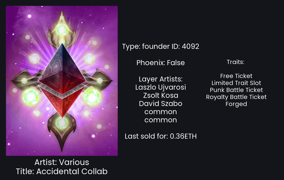 ethercardsbot's tweet image. EC 4092 listed for sale for 0.22ETH ($936.98) explorer.ether.cards/#/founder/4092 opensea.io/assets/0x97ca7… #ethercards