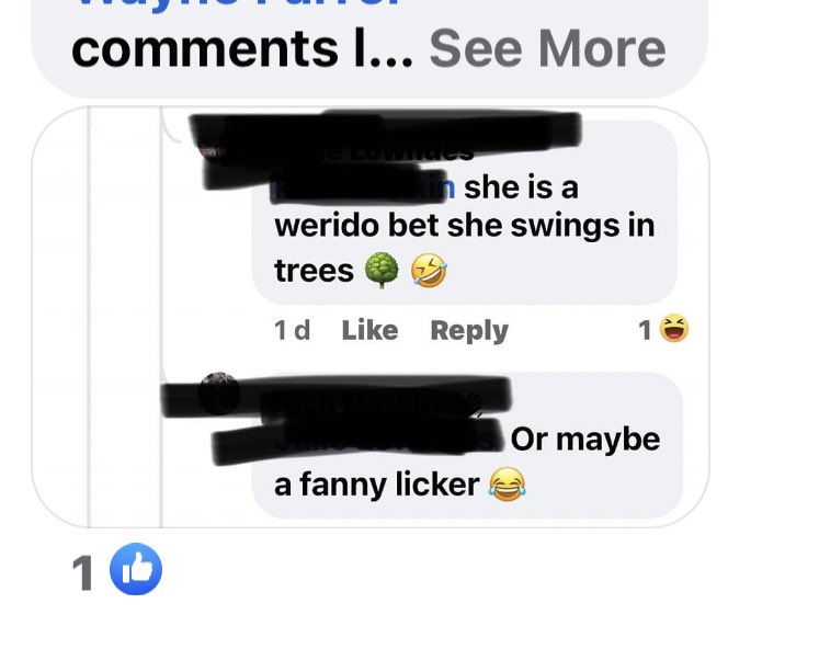 sjaymit's tweet image. Facebook are a joke lol I’m in fb jail for 24hr for pointing out comments like those screenshots are derogatory and disrespectful yet the people who actually posted those comments haven’t broken community standards it’s actually hilarious 😂 Double standards spring to mind