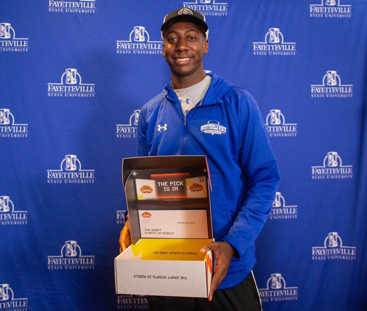 JimNagyOU's tweet photo. .@seniorbowl wants to thank our partners at @TrckFootball. Scouting is about gaining conviction and getting verified track data like we did on Fayetteville State CB Josh Williams helps us do that. Williams’ 10.76 100m was better than 88% of CB invited to Combine over past decade. https://t.co/emG3Khatmh