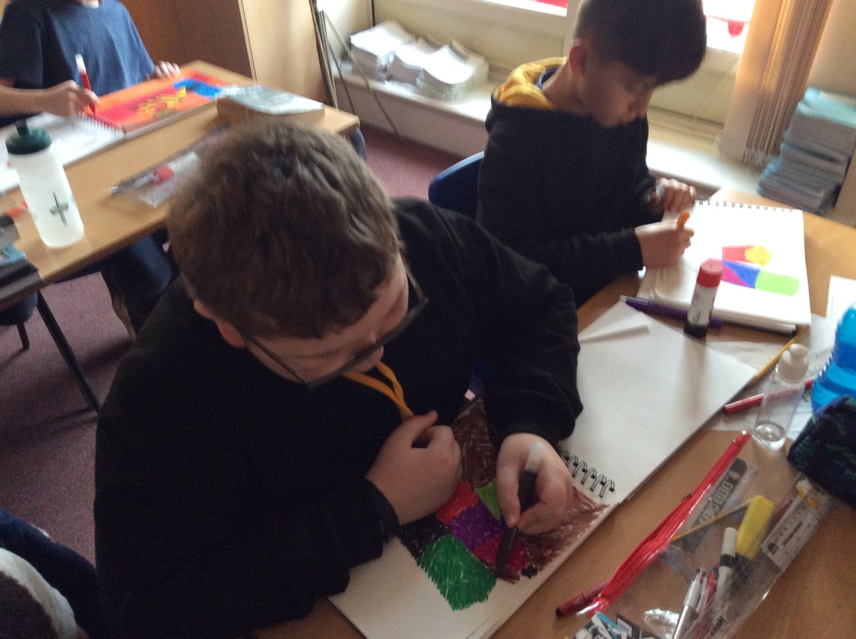 Year6Hanwell's tweet photo. Today, Year 6 were creating rhyming couplets in Guided Reading and finishing some incredible art work with Ms Bond! https://t.co/AgHAC2zAGX