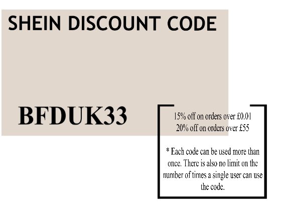 Jadeanncarter's tweet photo. 🚨SHEIN DISCOUNT CODE- Perfect for Christmas gifts🚨 https://t.co/S9NAtn3zut