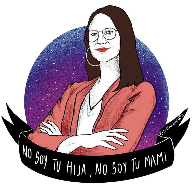 Retomando el Twitter, pa poner mis ilustraciones aunq me llegue puro hate. Aquí una <a href="/IraciHassler/">Irací Hassler Jacob</a> #NoSoyTuMami #nosoytuniña