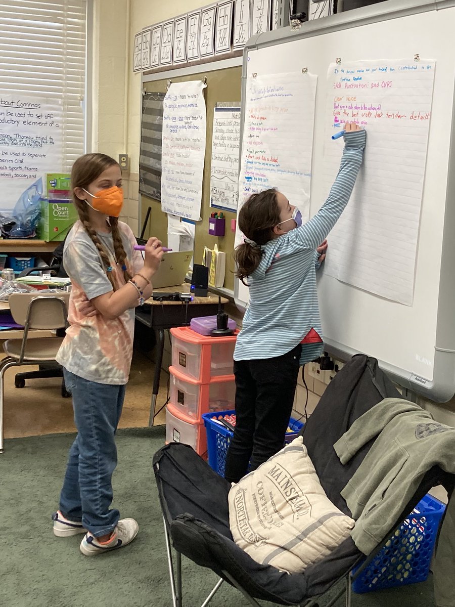 MrsBHsClass1's tweet photo. Breaking down the directions and rubric to develop a “success criteria” for our Living Museum speeches. #rfesaew #bcpsAEW @missyfanshaw @RodgersForgeES https://t.co/GbzWACcNFG