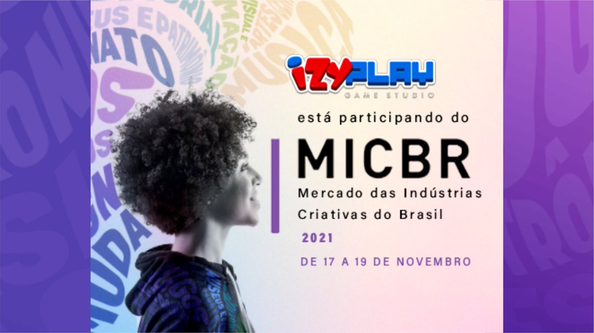 izyplay's tweet photo. "O MICBR é um megaevento de negócios que reúne empresas e empreendedores dos setores culturais e criativos do Brasil e de outros países."
Para mais: https://t.co/QZUbBVe8Vw https://t.co/5i2efUsibJ