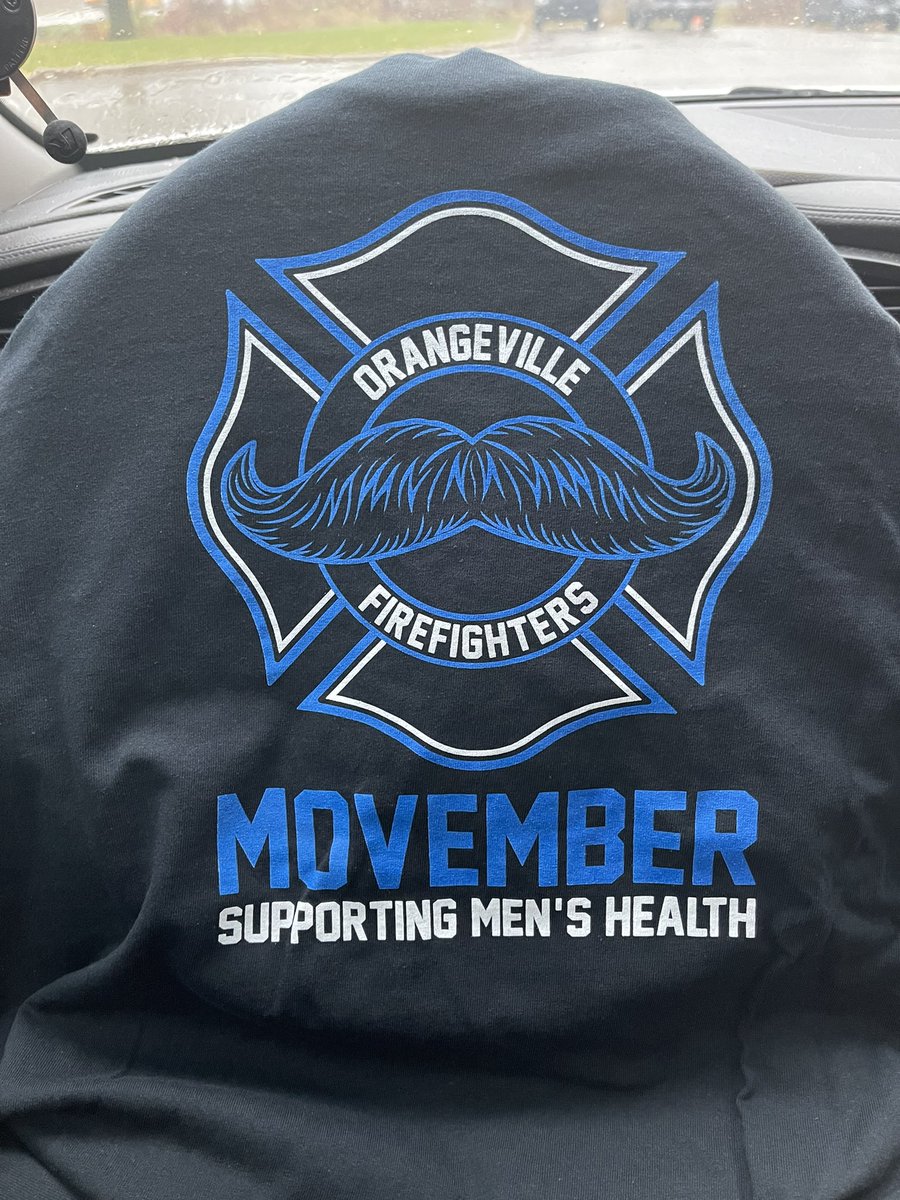 PhotoMediaGuy's tweet image. $20 for a quality t-shirt while also supporting men’s health? Heck yes! Order yours today from @OrangevilleFire: forms.gle/e4FtNQEUJhfCht… #movember