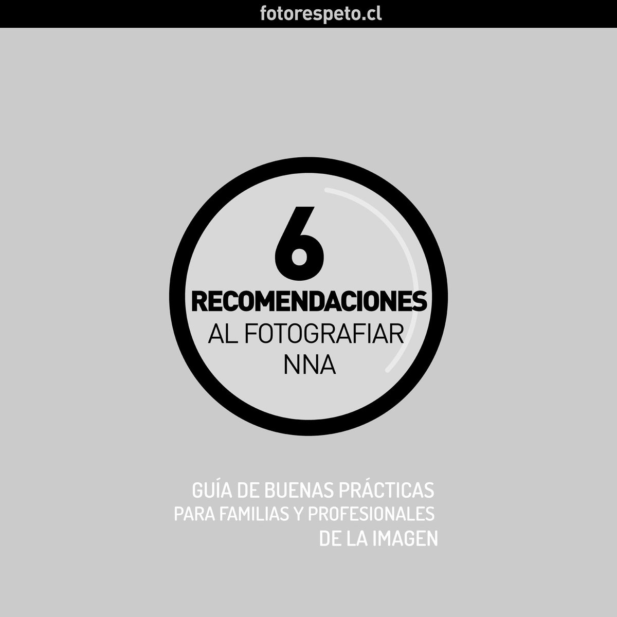 fotorespeto's tweet photo. 6 recomendaciones para profesionales de la imagen al momento de fotografiar niños, niñas y adolescentes. 
Conoce el Proyecto @fotorespeto de @huella_digital y descarga la guía de buenas prácticas fotográficas desde el sitio https://t.co/pjZkZwU1Os. https://t.co/0n1Jx8LG7Z