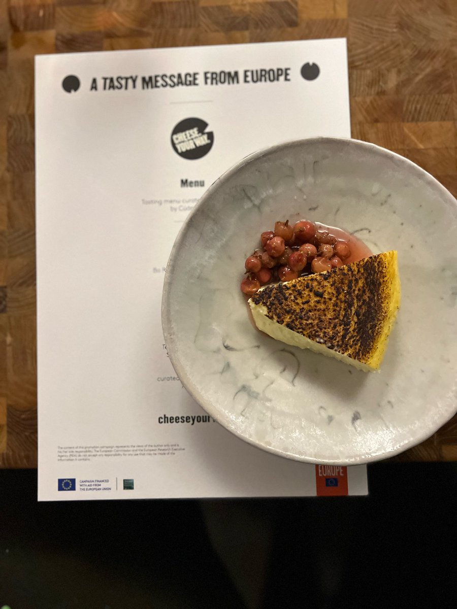 NDC_ie's tweet photo. We were delighted to partner with renowned Irish chef @CuanGreene who curated and prepared a tasting menu using Irish &amp; European cheeses for a special dinner in The Fumbally Café this evening #TheCheeseCourse #atastymessagefromEurope 🇪🇺 #CheeseYourWay https://t.co/2EhI2yiaMK