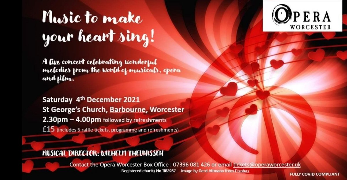 OperaWorcs's tweet photo. Opera Worcester's first concert in 2 years. It's great to be back! https://t.co/JGdDtYJHED