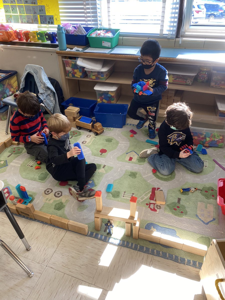 We ♥️ center time! After our Must Do work, #kindergarten Ss choose independent centers to work in while small groups are pulled. Playdough, puzzles, word work, letters and sounds, construction and more! <a href="/missyfanshaw/">Missy Fanshaw</a> <a href="/RodgersForgeES/">Rodgers Forge</a> #bcpsAEW #rfesAEW