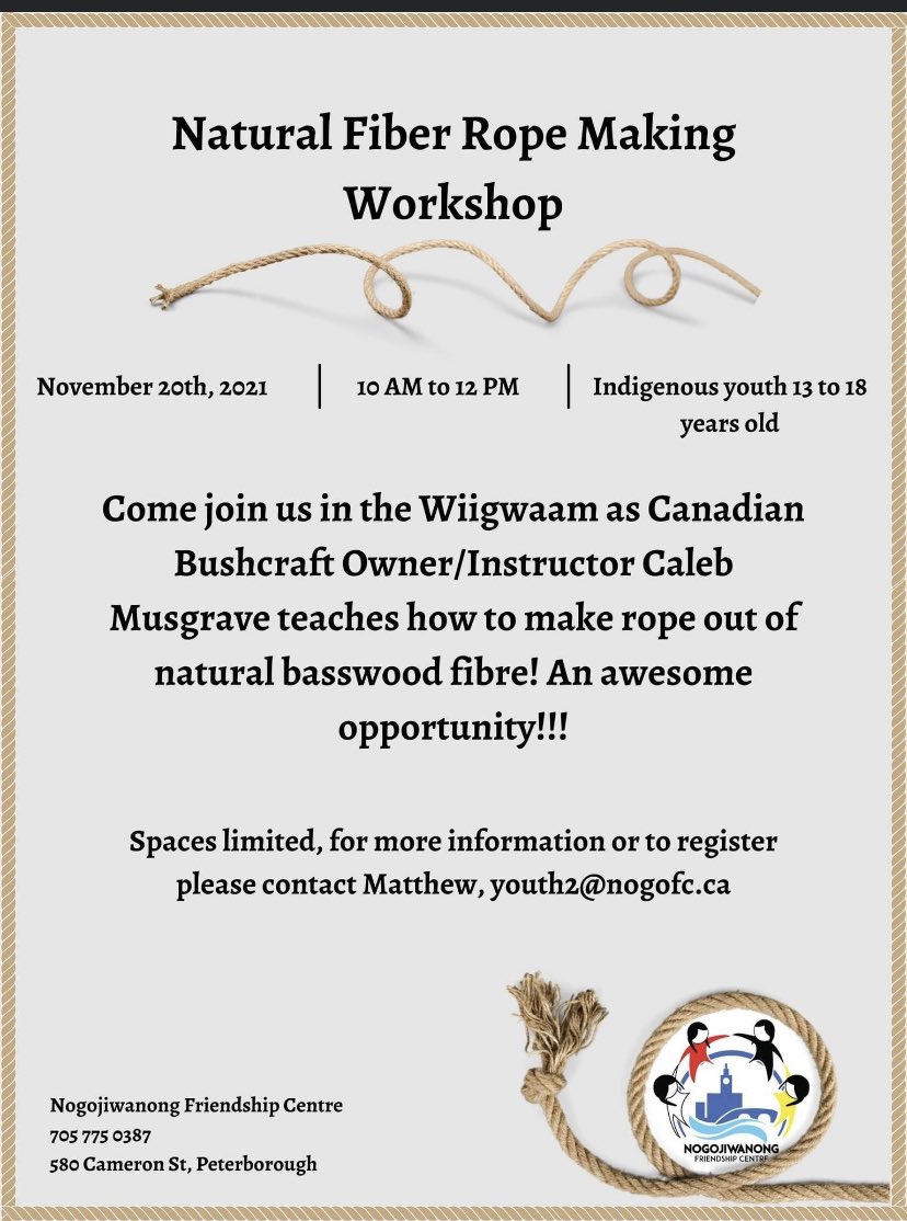75jcb's tweet photo. Look at this amazing learning opportunity through @Nogojiwanong_FC for Indigenous youth ages 13-18. #connectingtotheland #learningontheland @KPRIndigenous https://t.co/NGcWtxB0kM