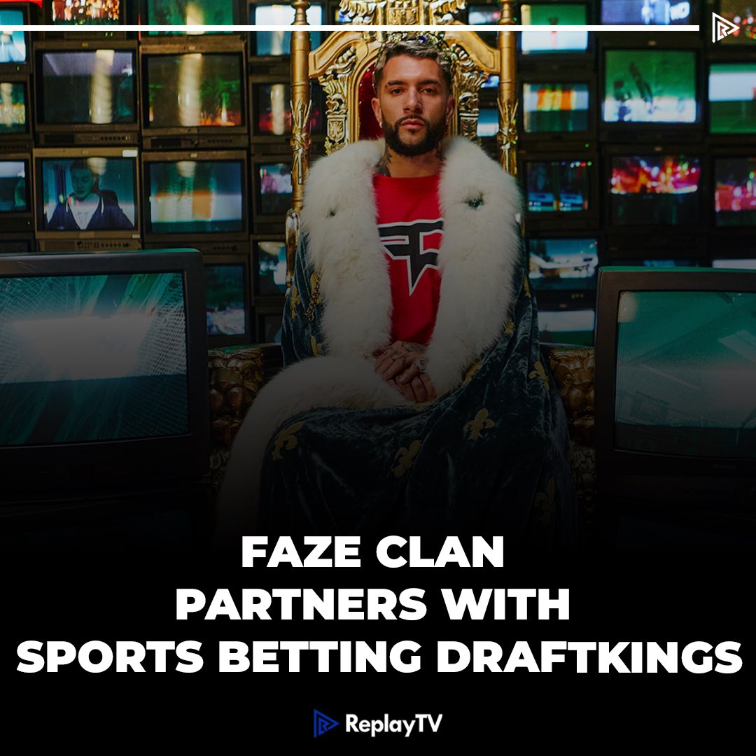 NACLReplays's tweet photo. @FaZeClan announces it’s newest partnership with sports betting company @DraftKings 🚨
-
-
#fazeclan  #faze5 #draftkings #draftkingssportsbook #esports #esportsindustry #esportslife #esportsdaily #esportsmemes #esportsnews #news #breakingnews https://t.co/arcpZ7pdKu
