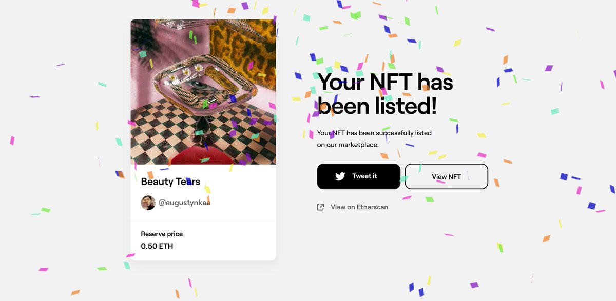 I just listed “Beauty Tears” for sale on @withFND!🌐
So excited! 🥰

foundation.app/@augustynkaa/~…

#NFTs #NFTartists #NFTdrop #FoundationNFT #Foundation #3d #cgi #animation #collage #beauty #collageart