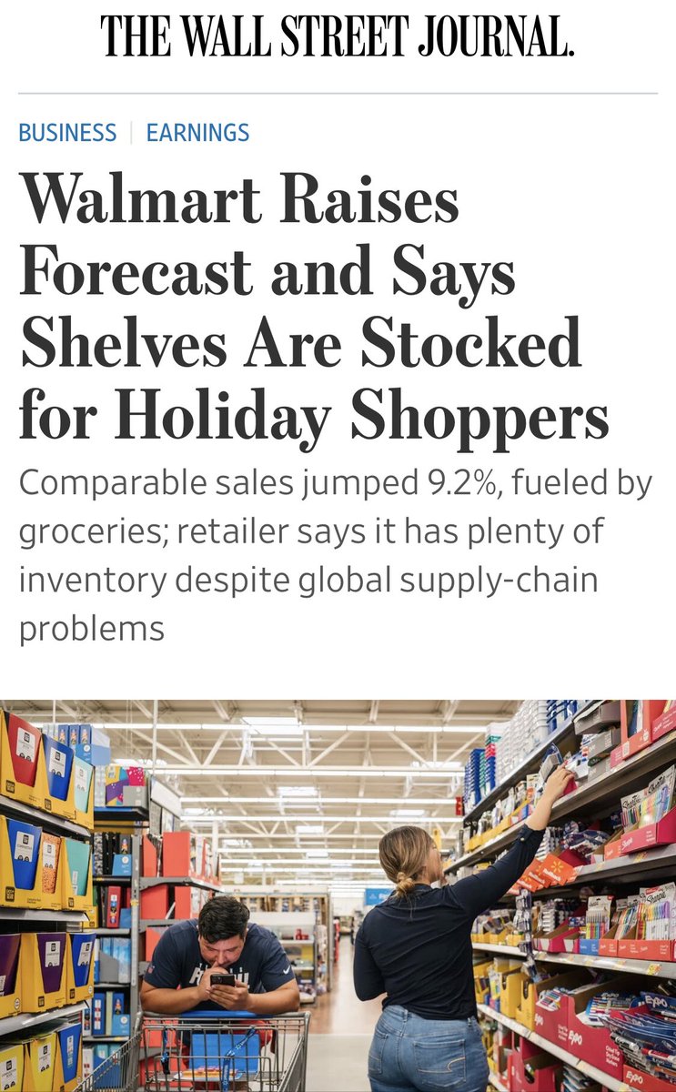 HarrisWarRoom's tweet photo. The top retailers in the United States all say that they are prepared for holiday shopping, and some even have more inventory than before COVID, but that doesn’t fit @CNN’s narrative.
The only thing bleak about this is CNN’s constant need to mislead the American people. https://t.co/qWeAnUmRRm