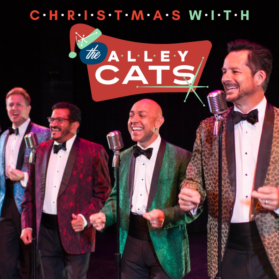 The Alley Cats are coming home for Christmas! With their four-part harmony and delightful antics, it’s no wonder why these comics are America’s favorite Doo Wop group! Join us at the Curtis, Nov 26th - 28th, for this can’t-miss holiday event! Tickets at CurtisTheatre.com