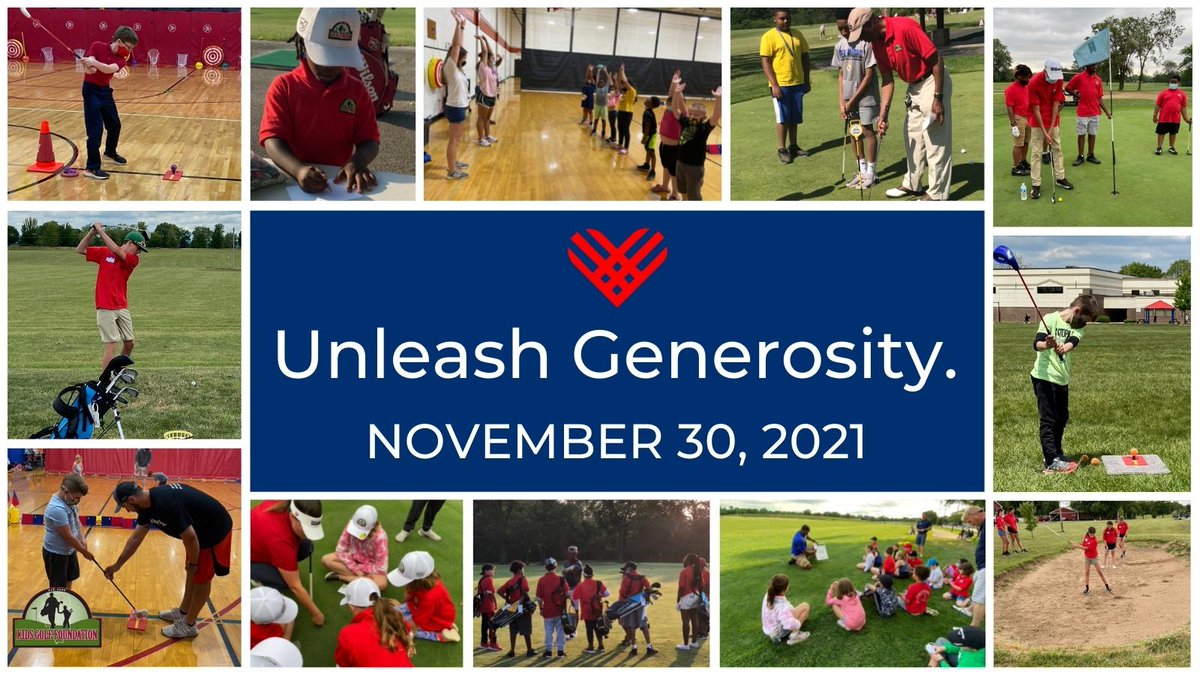 #GivingTuesday is just a few weeks away! Every donation goes towards KGF programming and allows us to continue to provide everything to our program sites at no cost. If you would like to support our cause, visit kidsgolffoundation.org/donate!
#growingthegame #juniorgolf #golfclinic