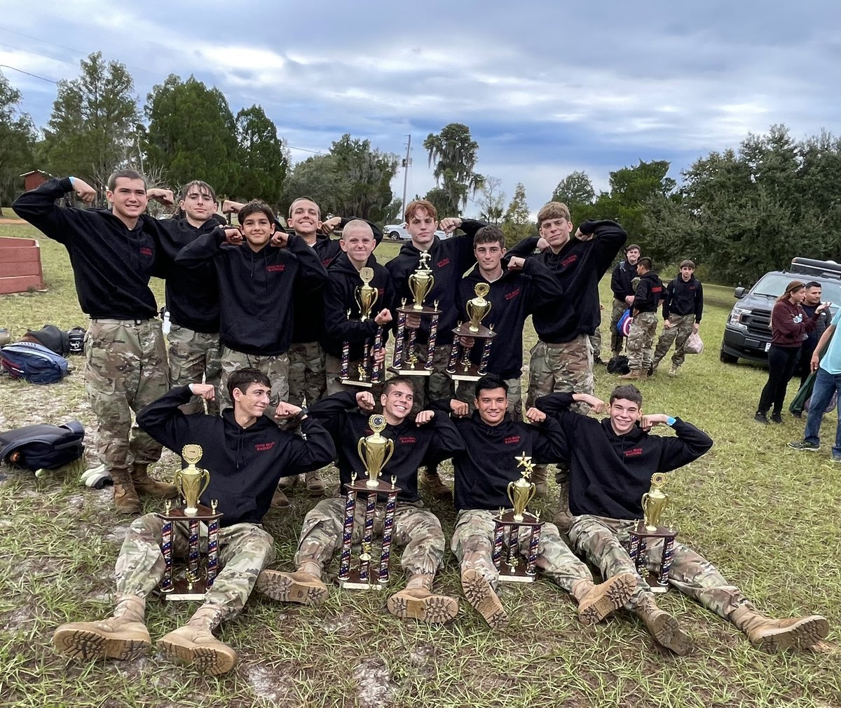 AnthonyDSelf's tweet photo. SECOND place at State!! Congratulations to our Lady Raiders who are the Florida State CHAMPS! #teamwork #determination #grit #brotherhood #cbhsjrotcraiders #cocoabeach https://t.co/SNmkY7QDIY