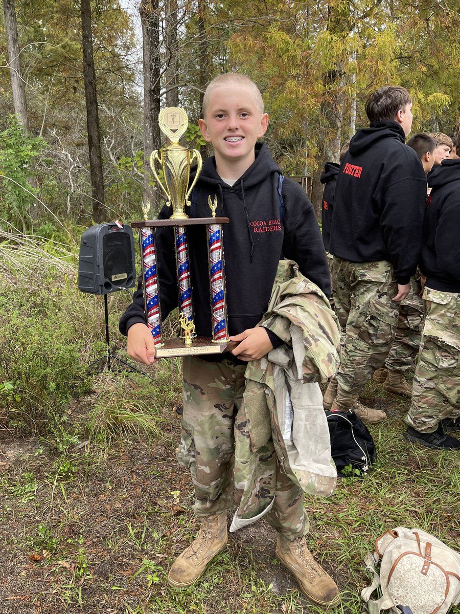AnthonyDSelf's tweet photo. SECOND place at State!! Congratulations to our Lady Raiders who are the Florida State CHAMPS! #teamwork #determination #grit #brotherhood #cbhsjrotcraiders #cocoabeach https://t.co/SNmkY7QDIY
