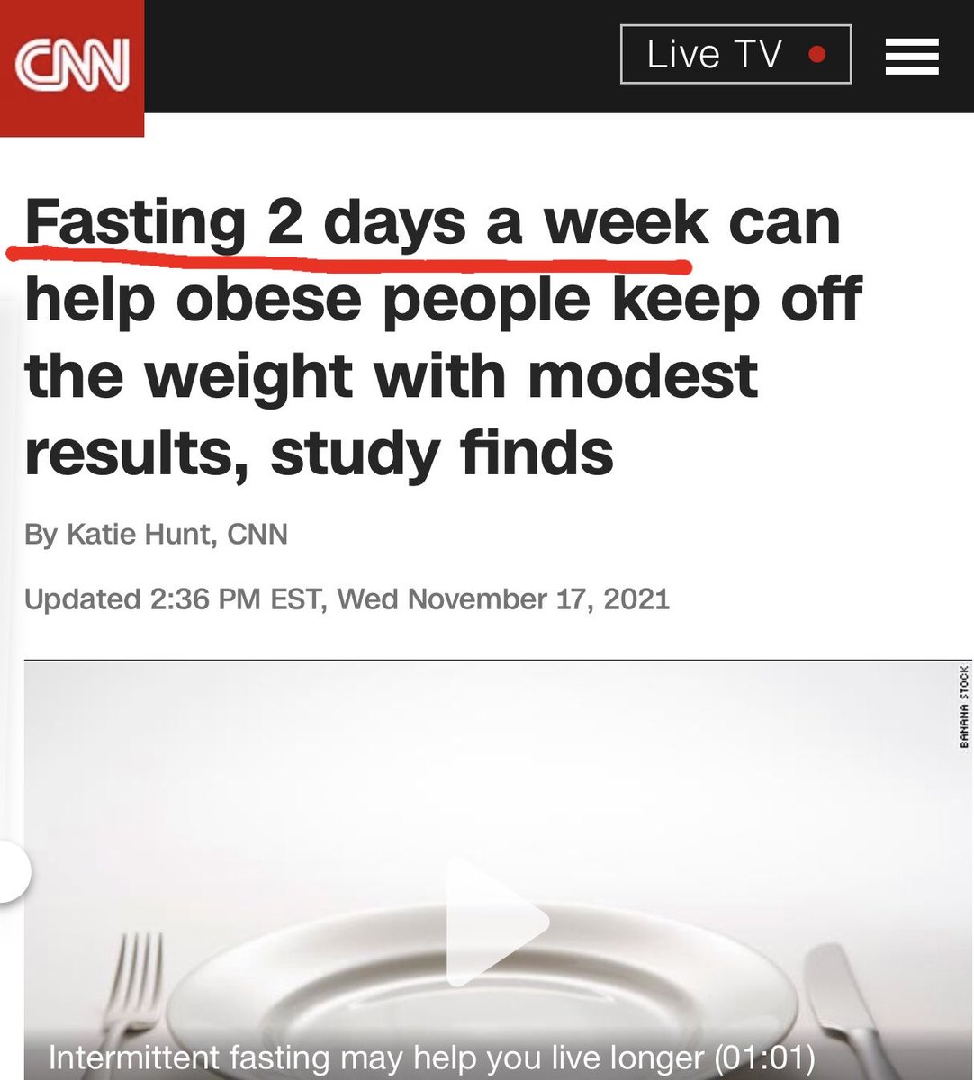 AshaMNoor's tweet photo. .@CNN spreading the sunnah of fasting two days a week 😅 https://t.co/ixcoQLEzyb