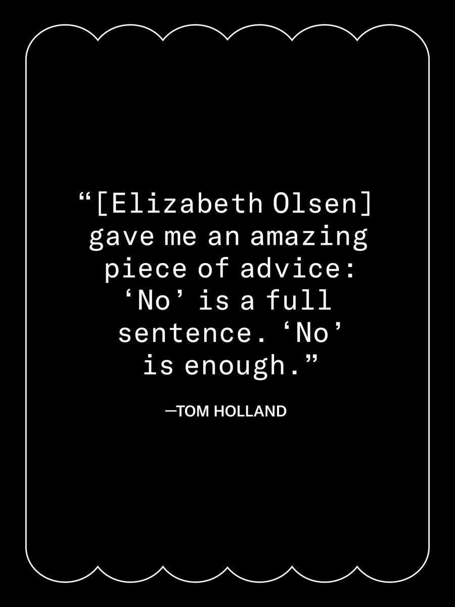 GQMagazine's tweet photo. .@TomHolland1996 on what he learned from Elizabeth Olsen https://t.co/UpD7aeSldL https://t.co/vzp2hWucaF