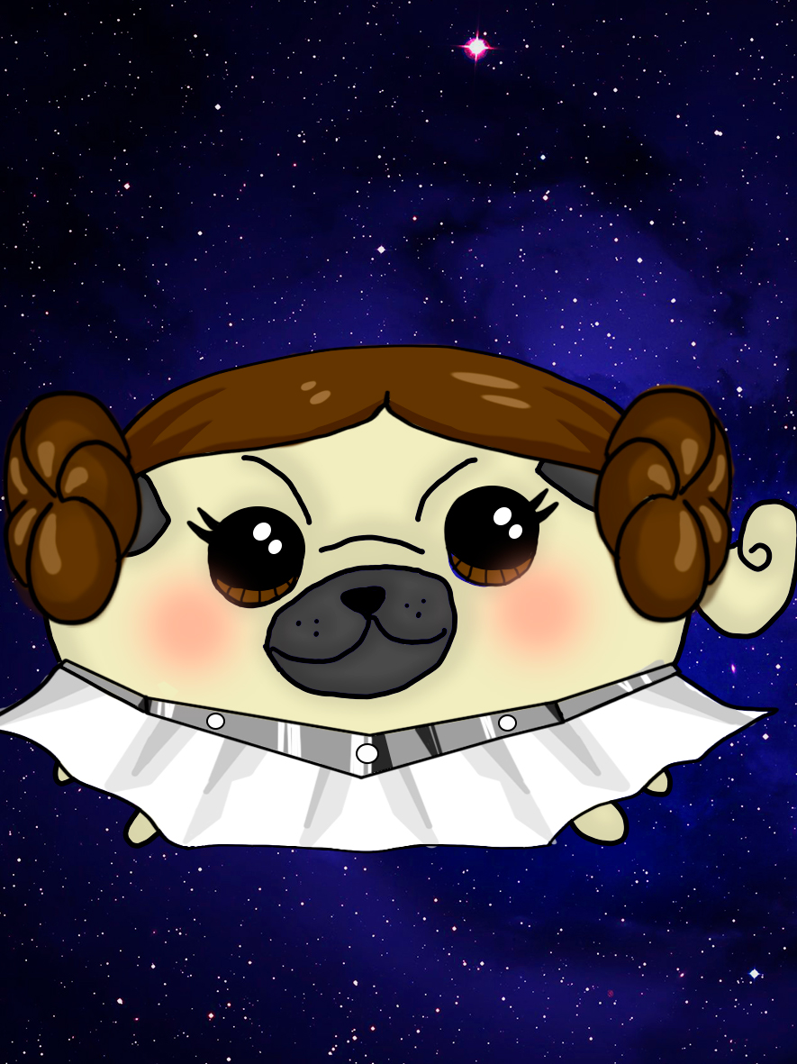 PugPopNFT's tweet photo. Pug Pop Princess Leia here! 

https://t.co/TV33vDmpD7 via @opensea 

#NFTartists #nftcollectors https://t.co/OI5VO4EL7f