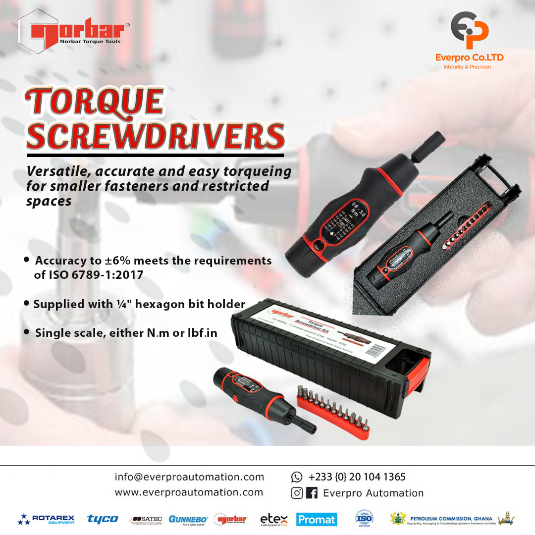 EverproL's tweet photo. Get Norbar   TORQUE  SCREWDRIVERS from Everpro Co. Ltd.
Contact us: info@everproautomation.com or just slide into our DM for more info and great Deals
.
.
.
#everproautomation #norbartorquetools   
#engineering #oilandgasindustry 
#mechanicalengineering https://t.co/7fHjAqchTO