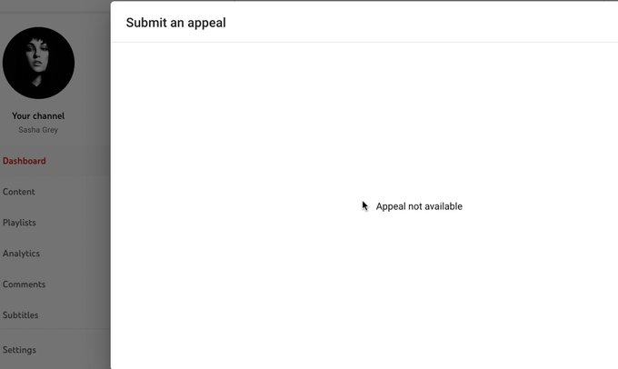 👋 @TeamYouTube my thumb was removed for allegedly violating sex &amp; nudity policy, tb is below. The appeal<a class="tags" target="_blank" title="On Twitter" href="/?out=eyJ0eXAiOiJKV1QiLCJhbGciOiJIUzUxMiJ9.eyJpYXQiOjE3MTk1NzE5NzUsImlzcyI6InR3cG9ybnN0YXJzLmNvbSIsIm5iZiI6MTcxOTU3MTk3NSwiZXhwIjoxNzUxMTA3OTc1LCJyZWRpcmVjdF91cmwiOiJodHRwczovL3R3aXR0ZXIuY29tL1RlYW1Zb3VUdWJlIn0.6mb59-T295bWTSimy7VxXoYTlU_gg8zv9VirqvCnLfQ0Gcu9J3vzuHbAwU4b21tqWAlO1oK27fhmrou6aoiiLw">@TeamYouTube</a><a href="/tag/eldenring"class="tags"><span>#eldenring</span></a>