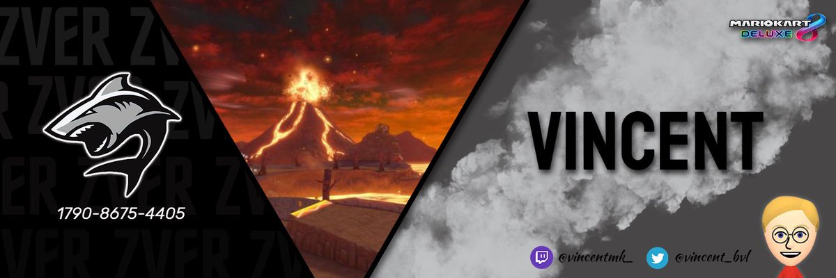 vincent_dknk's tweet photo. Merci infiniment à @Hayaa_MK pour cette magnifique bannière 🙏🖖
Avec la présence de mon Mii, de Volcan Grondant (ma map préférée) et mon Code d’Ami Switch ! ❤️ https://t.co/uyYyyKOXOA