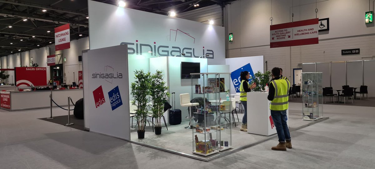 Awesome view from the “office” over the last couple of days. Great to be back at Brand Licensing Europe, building a 7m x 4.5m stand for a long standing customer. #exhibitionstand #ble2021 #excellondon